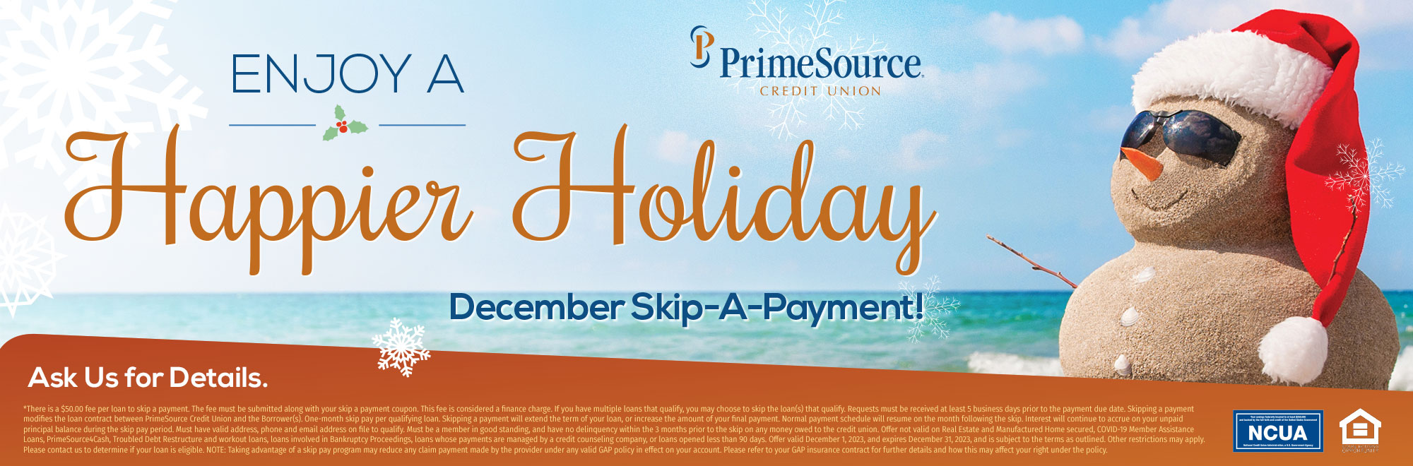 Skip A Payment – December 2023
